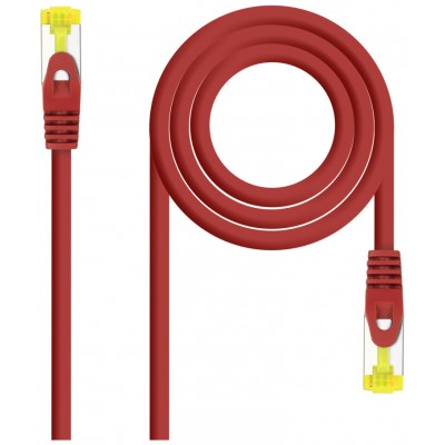 CABLE DE RED LATIGUILLO RJ45 SFTP CAT6A AWG26 0.25 M ROJO NANOCABLE (Espera 4 dias) en Huesoi