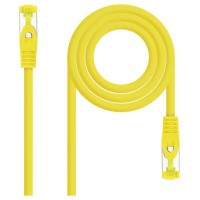 CABLE DE RED LATIGUILLO RJ45 SFTP CAT6A AWG26 0.5 M AMARILLO NANOCABLE (Espera 4 dias) en Huesoi