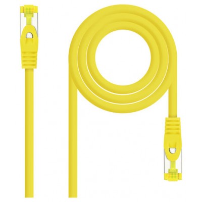 CABLE DE RED LATIGUILLO RJ45 SFTP CAT6A AWG26 0.5 M AMARILLO NANOCABLE (Espera 4 dias) en Huesoi