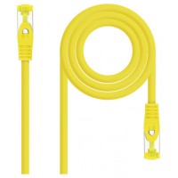 Cat6A, RJ-45, SFTP, LSZH, AWG 26, 1 m, Amarillo en Huesoi