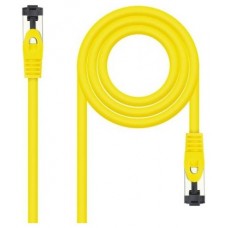 Nanocable Cable red Cat. 8.1 2GHZ SSTP Amarillo 1m en Huesoi