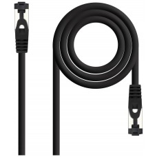 Nanocable Cable red Cat. 8.1 2GHZ SSTP Negro 3m en Huesoi