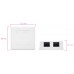 ROSETA DE SUPERFICIE RJ45 CAT.6 FTP 2 BLANCO NANOCABLE (Espera 4 dias) en Huesoi