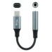 CABLE ADAPTADOR DE USB-C A JACK 3.5 NEGRO/GRIS en Huesoi