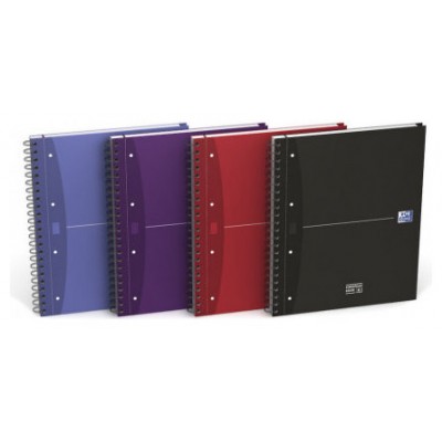 CUADERNO EUROPEANBOOK 4 TAPA EXTRADURA A4+ 120 HOJAS 5X5 COLORES SURTIDOS ESSENTIALS OXFORD 100104738 (MIN5) (Espera 4 dias) en Huesoi