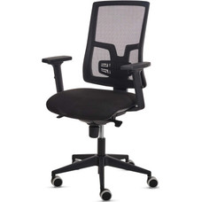 Fellowes Silla Ergon&oacute;mica Eleganza Negra en Huesoi