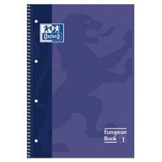 Oxford Europeanbook 1 cuaderno y block A4 80 hojas Púrpura (MIN5) (Espera 4 dias) en Huesoi