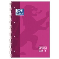 CUADERNO EUROPEANBOOK 1 TAPA EXTRADURA A4+ 80 HOJAS 5X5 COLOR FUCSIA OXFORD 100430270 (MIN5) (Espera 4 dias) en Huesoi