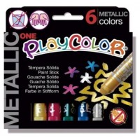 ESTUCHE METALLIC ONE 6 COLORES SURTIDOS PLAYCOLOR 10321 (Espera 4 dias) en Huesoi