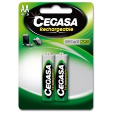 CEGASA PILA RECARGABLE HR6 2100 MAH 1 2V BL.2 UDS en Huesoi