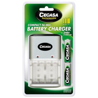 CEGASA CARGADOR COMPACT 2HR6 2100 mAh en Huesoi