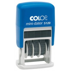 SELLO DE ENTINAJE S 120 4MM ESPAÑOL AZUL/NEGRA COLOP 104691 (Espera 4 dias) en Huesoi