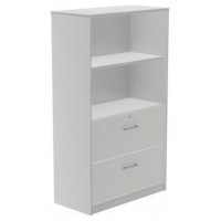 ARMARIO MEDIO CARPETERO156X90X45 ESTRUCTURA ALUMINIO/FRONTALES GRIS ROCADA 1056AN02V24 (Espera 4 dias) en Huesoi