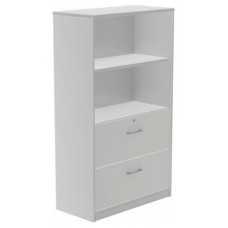 ARMARIO MEDIO CARPETERO156X90X45 ESTRUCTURA ALUMINIO/FRONTALES GRIS ROCADA 1056AN02V24 (Espera 4 dias) en Huesoi