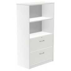 ARMARIO MEDIO CARPETERO 156X90X45 ESTRUCTURA BLANCA/FRONTALES BLANCO ROCADA 1056AW04V24 (Espera 4 dias) en Huesoi