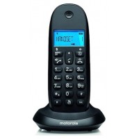 MOTOROLA C1001 CB+ Telefono DECT Negro en Huesoi