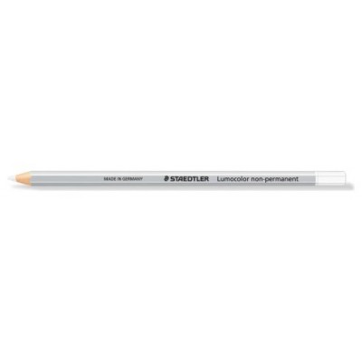 LAPIZ LUMOCOLOR NON-PERMANENT OMNIGRAPH BLANCO STAEDTLER 108-0 (MIN12) (Espera 4 dias) en Huesoi