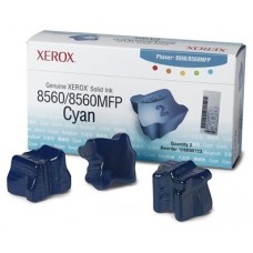 XEROX Toner TEKTRONIX Phaser 85603 barras Cartucho tinta solida Cian en Huesoi