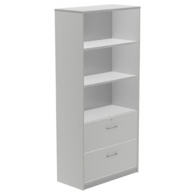 ARMARIO ALTO CARPETERO 195X90X45 ESTRUCTURA ALUMINIO/FRONTALES GRIS ROCADA 1102AB02 (Espera 4 dias) en Huesoi