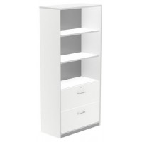 ARMARIO ALTO CARPETERO 195X90X45 ESTRUCTURA BLANCA/FRONTALES BLANCO ROCADA 1102AW04 (Espera 4 dias) en Huesoi