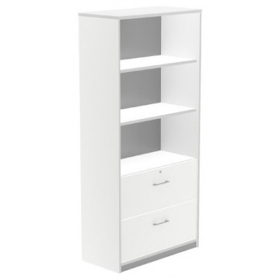 ARMARIO ALTO CARPETERO 195X90X45 ESTRUCTURA BLANCA/FRONTALES BLANCO ROCADA 1102AW04V24 (Espera 4 dias) en Huesoi