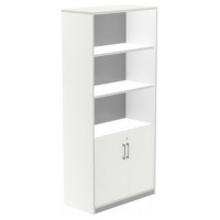 ARMARIO ALTO CON PUERTAS BAJAS 195X90X45 ESTRUCTURA BLANCA/PUERTAS BLANCO ROCADA 1103AW04V24 (Espera 4 dias) en Huesoi