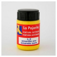 PAJARITA SATINADA L-02 AMARILLO ORO. 75ML LA PAJARITA 110416 (Espera 4 dias) en Huesoi