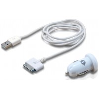 KIT APPLE CARGADOR CONCEPTRONIC PARA COCHE A 2 USB 5V en Huesoi