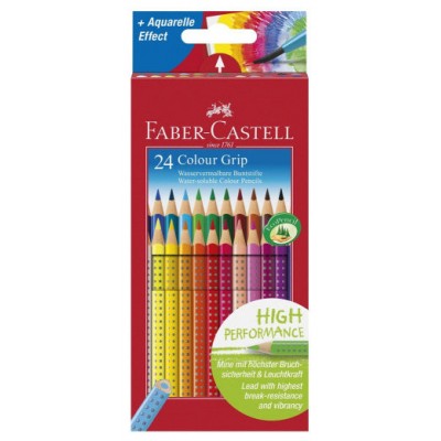 ESTUCHE 24 LAPICES COLOR GRIP FABER CASTELL 112424 (Espera 4 dias) en Huesoi