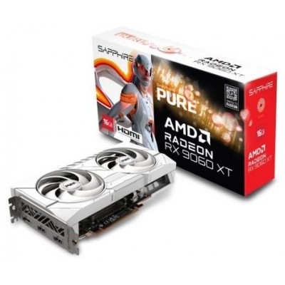 VGA SAPPHIRE PURE RX 9060 XT GAMING OC,AMD,RX9060XT,16GB,GDDR6,128BIT,2HDMI+2DP,ARGB,COLOR BLANCO (3 VENTILADORES) (Espera 4 dias) en Huesoi VGA SAPPHIRE PURE RX 9060 XT GAMING OC,AMD,RX9060XT,16GB,GDDR6,128BIT,2HDMI+2DP,ARGB,COLOR BLANCO (3 VENTILADORES) (Espera 4 dias) en Huesoi