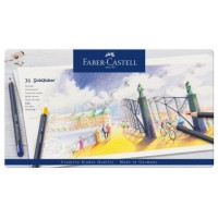 ESTUCHE DE METAL CON 36 LÁPICES DE COLORES GOLDFABER. FABER CASTELL 114736 (Espera 4 dias) en Huesoi