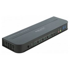 KVM Delock Conmutador HDMI 4x1 KVM 4K 60 Hz con USB 3.0 y audio (Espera 4 dias) en Huesoi