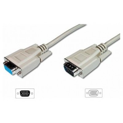 CABLE ALARGO SVGA 3COAX MACHO - HEMBRA 5M en Huesoi