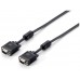 CABLE SVGA EQUIP 3COAX MACHO - MACHO 1.8M CON FERRITA en Huesoi
