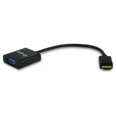 ADAPTADOR HDMI MACHO A VGA HEMBRA CON AUDIO JACK en Huesoi