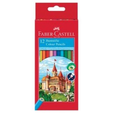 ESTUCHE 12 LAPICES COLORES HEXAGONALES HT FABER CASTELL 120112 (Espera 4 dias) en Huesoi