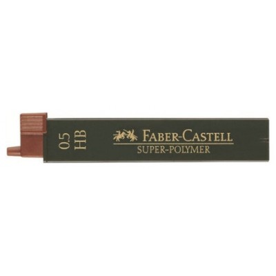 ESTUCHE 12 MINAS 0.5MM SUPER POLIMERAS HB FABER CASTELL 120500 (MIN12) (Espera 4 dias) en Huesoi