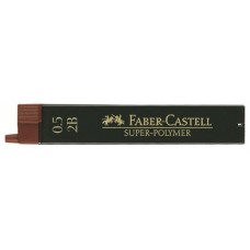 ESTUCHE 12 MINAS 0.5MM SUPER POLIMERAS 2B FABER CASTELL 120502 (MIN12) (Espera 4 dias) en Huesoi