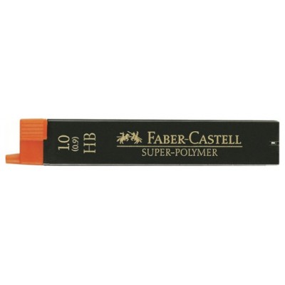 ESTUCHE 12 MINAS 0.9MM SUPER POLIMERAS HB FABER CASTELL 120900 (MIN12) (Espera 4 dias) en Huesoi