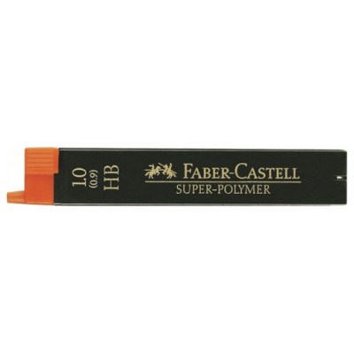 ESTUCHE 12 MINAS 0.9MM SUPER POLIMERAS HB FABER CASTELL 120900 (MIN12) (Espera 4 dias) en Huesoi