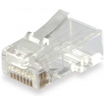 KIT 100 CONECTORES RJ45 EQUIP CATEGORIA 6   121144 en Huesoi