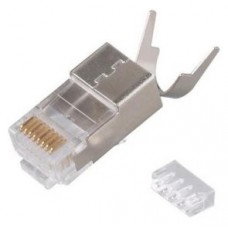 KIT 50 CONECTORES RJ45 EQUIP CATEGORIA 8.1 APANTALLADO en Huesoi