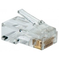 KIT 100 CONECTORES RJ45 EQUIP TELEFONIA 121151 en Huesoi