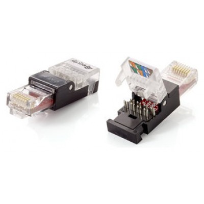 KIT 2 UNIDADES CONECTOR RJ45 EQUIP CAT6 TOOLFREE NO en Huesoi