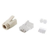 KIT 100 CONECTORES RJ45 EQUIP CATEGORIA 6A 121176 en Huesoi