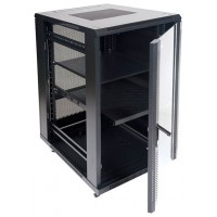 ARMARIO DE SUELO RACK 19"" 22U 800x800 PUERTA DOBLE PERFORADA (Espera 4 dias) en Huesoi