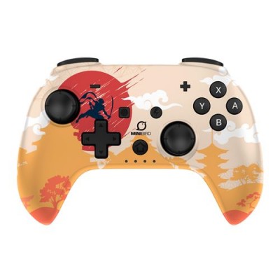 MINIBIRD POP TOP-MANDO INALAMBRICO BT-RISING SUN-NINTENDO SWITCH-SWITCH OLED en Huesoi