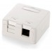 CAJA DE SUPERFICIE EQUIP KEYSTONE PARA 2 ROSETAS en Huesoi