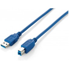 CABLE USB 3.0 EQUIP TIPO A MACHO - B MACHO 1M 128291 en Huesoi