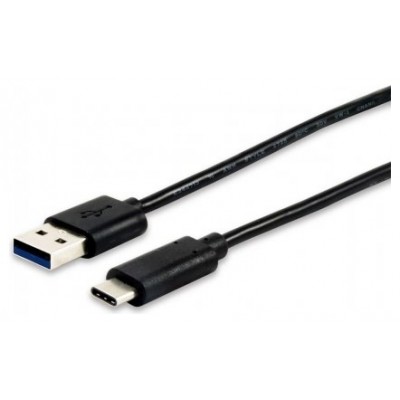 CABLE USB-C MACHO A USB 3.1 TIPO A MACHO 1M EQUIP en Huesoi
